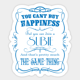 SUBIE Happiness Sticker